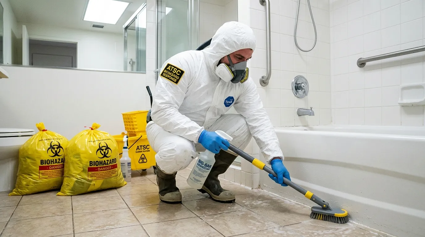 Decontamination equipment deployed for Blood Cleanup in Flower Mound